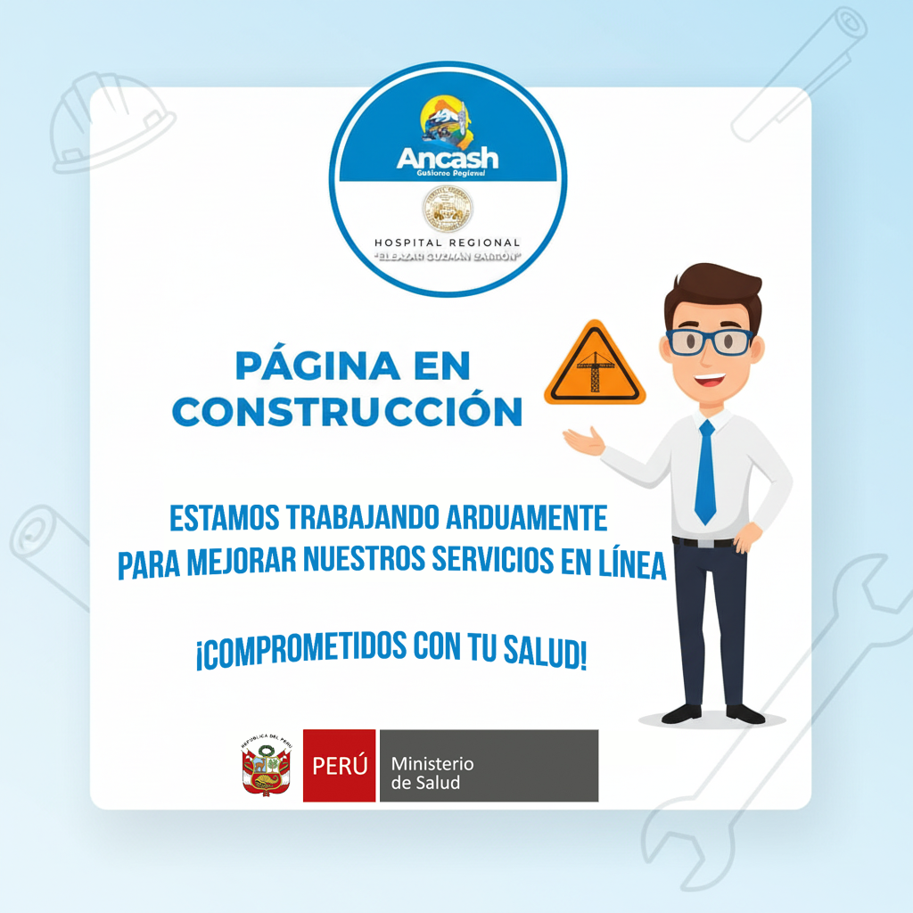 P&aacute;gina en Mantenimiento - Hospital Regional Eleazar Guzm&aacute;n Barr&oacute;n